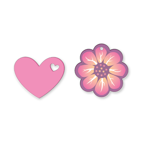SOFT REFLECTOR FLOWER & HEART - Image 2