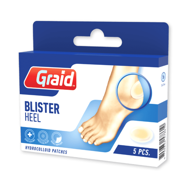 BLISTER PLASTER HEEL PAPER BOX