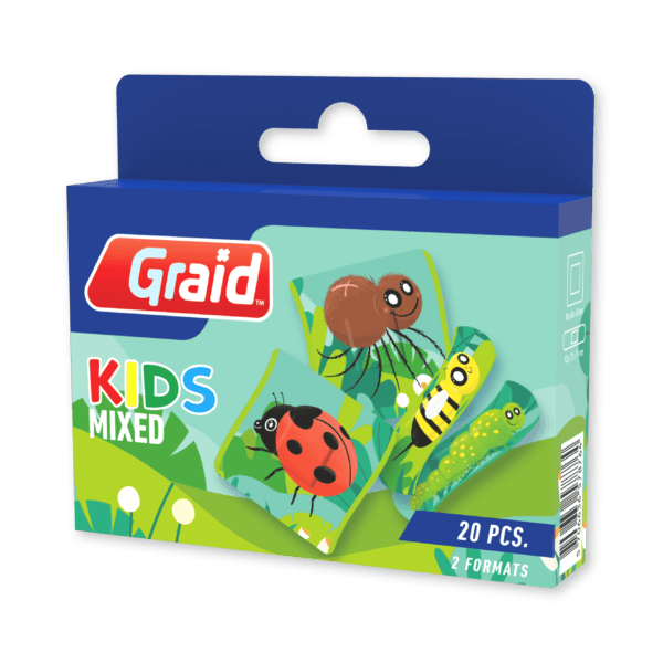 PRINTED PLASTER KIDS FUNNY BUGS