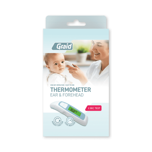 INFRARED THERMOMETER EAR & FOREHEAD - Image 2